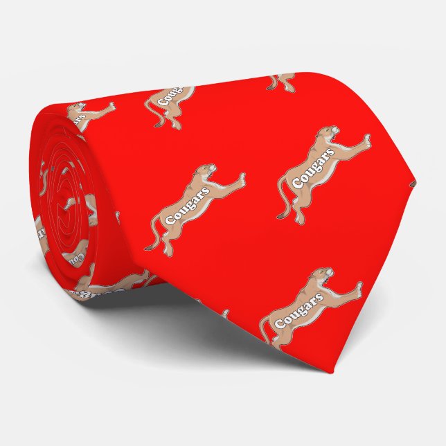 Cougar Team Mascot Football Basketball Baseball Slips (Rullad)