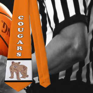 Cougar Team Mascot Football Basketball Baseball Slips