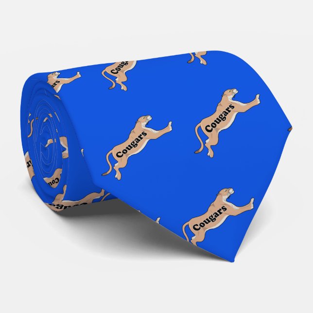 Cougar Team Mascot Football Basketball Baseball Slips (Rullad)