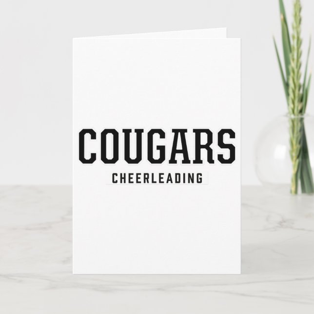 Cougars Cooper High School Cheerleading  Kort (Framsida)
