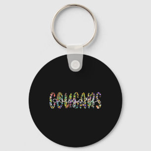 Cougars School Sportfantast Team Spirit Mascot Gif Nyckelring