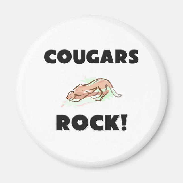 Cougars Sten Magnet (Framsidan)