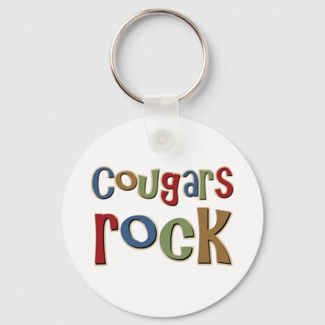 Cougars Sten Nyckelring (Framsida)