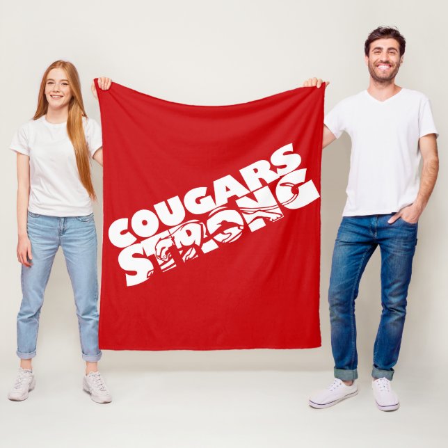 Cougars Strong Fleece Blanket (På plats)