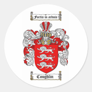 COUGHLIN FAMILY CREST - COUGHLIN JACKAR AV ARM RUNT KLISTERMÄRKE
