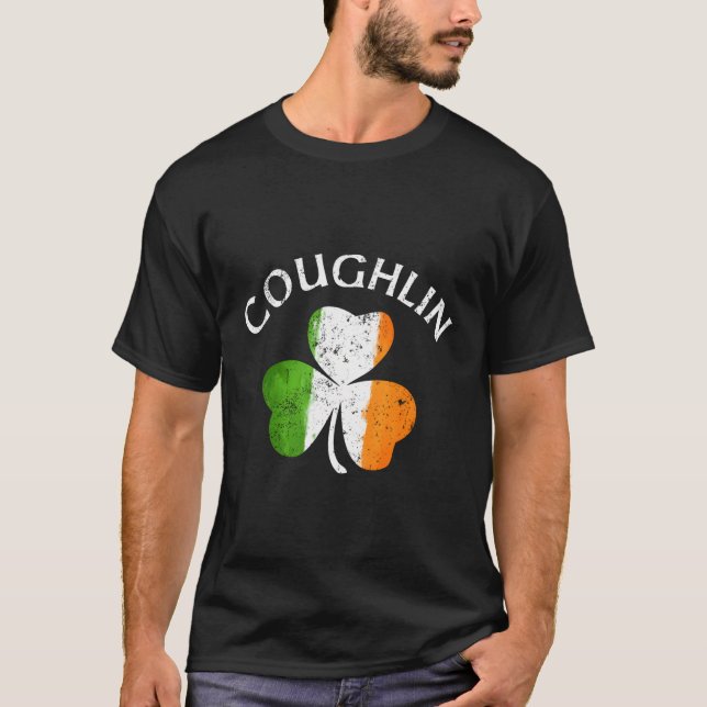 Coughlin Irish Family Namn T Shirt (Framsida)