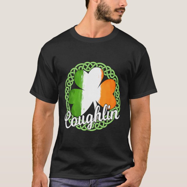 Coughlin Irish Family Namn T Shirt (Framsida)
