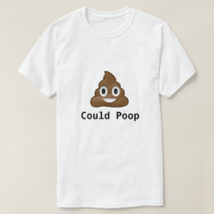 COULD poop roligt pun emoji-designgaranti T Shirt