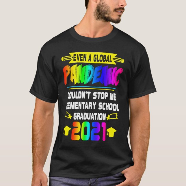 Couldn't Stop Me Elementary School Degree Graduati T Shirt (Framsida)