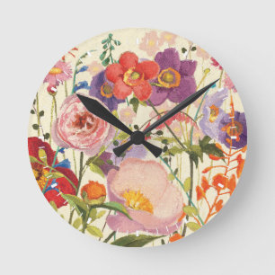 Couleur Printemps Rund Klocka