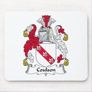 Coulson familjvapensköld musmatta