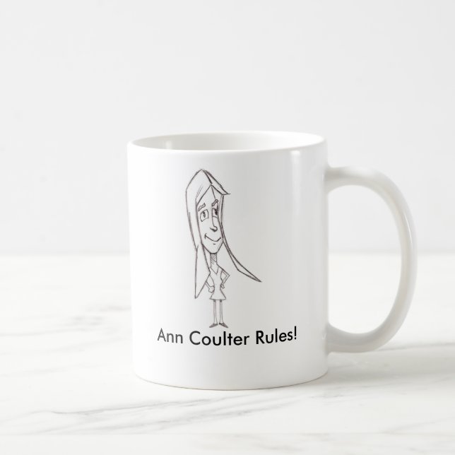 Coulter Ann Coulterregler! Kaffemugg (Höger)