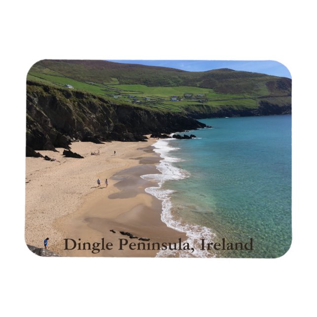 Coumeenoole Beach Dingle Peninsula, Ireland Magnet (Horisontell)