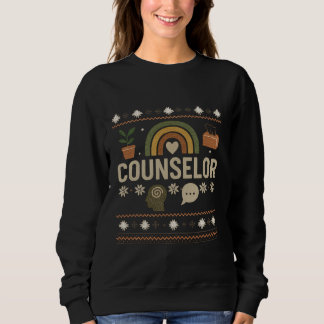 Counselor Christmas Sweater – Festive Holiday Desi T Shirt