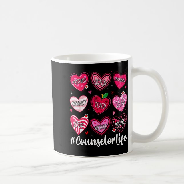 Counselor Life School Counseling Hearts School Val Kaffemugg (Höger)