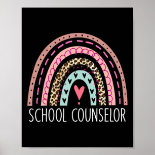 Counselor Rainbow Counseling Back to school Poster