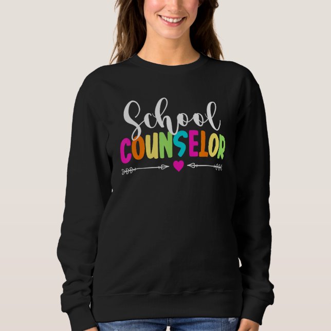 Counselor Squad Teacher  Back To School T Shirt (Framsida)