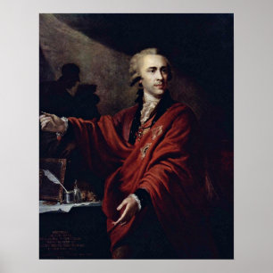 Count Alexei Pushkin av Giovanni Lampi the Elder Poster