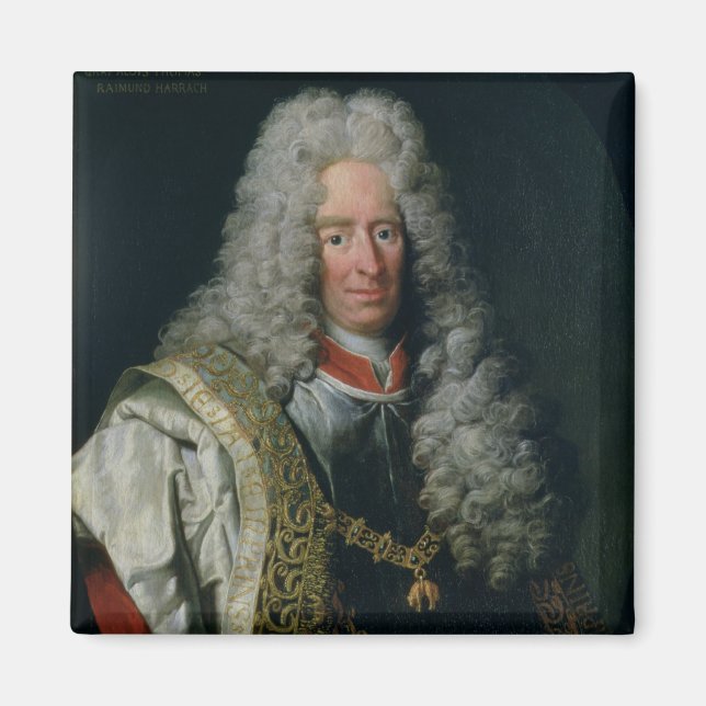 Count Alois Thomas Raimund von Harrach Magnet (Framsidan)