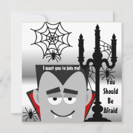 Count Anpassningsbar Halloween-inbjudan Inbjudningar