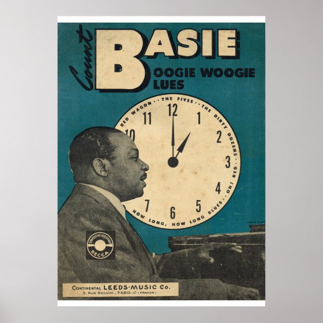 Count Basie Cover of lakan musik Poster (Framsidan)