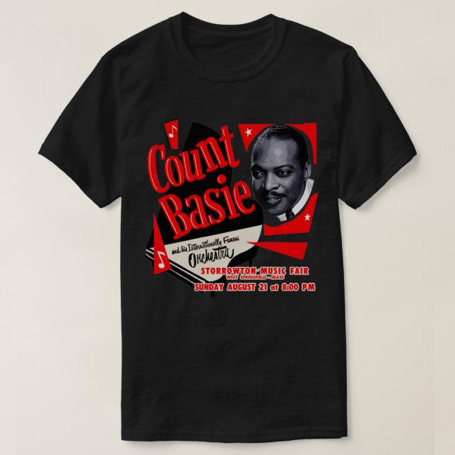 Count Basie T Shirt (Design framsida)