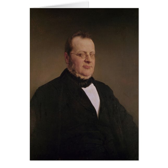Count Camillo Cavour Hälsningskort (Framsidan)