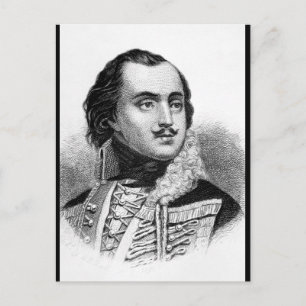 Count Casimir Pulaski. Kopiera_Krig-bild Vykort