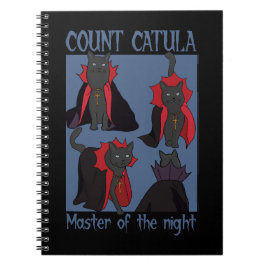 Count Catula Master of the Night Anteckningsbok