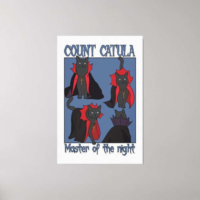 Count Catula Master of the Night Canvastryck (Framsida)