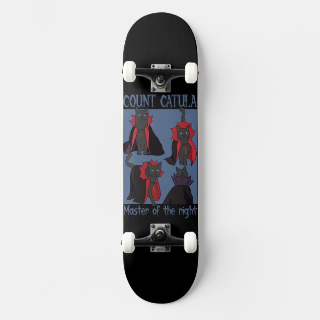Count Catula Master of the Night Mini Skateboard Bräda 18,5 Cm (Framsida)