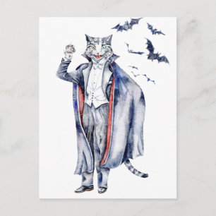 Count Catula Vampire Cat Vykort