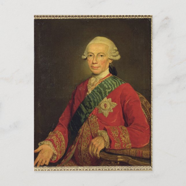 Count Claude-Louis-Robert de Saint-Germain 1777 Vykort (Framsida)