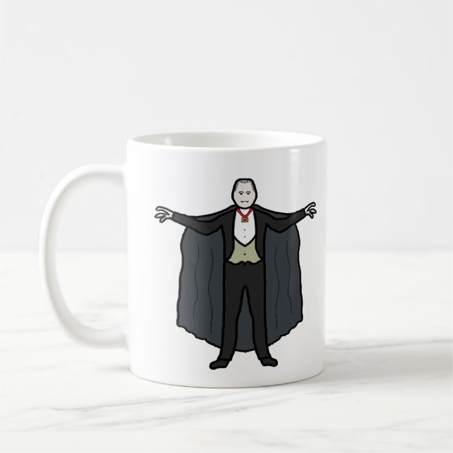 Count Dracula Vampire Kaffemugg (Vänster)