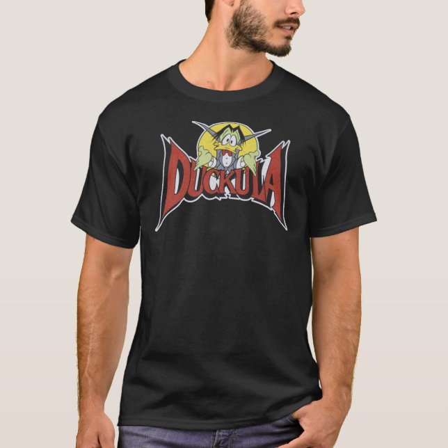 Count Duckula logotyp Classic T-Shirt (Framsida)