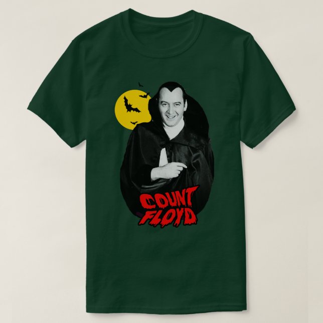 Count Floyd SCTV T Shirt (Design framsida)