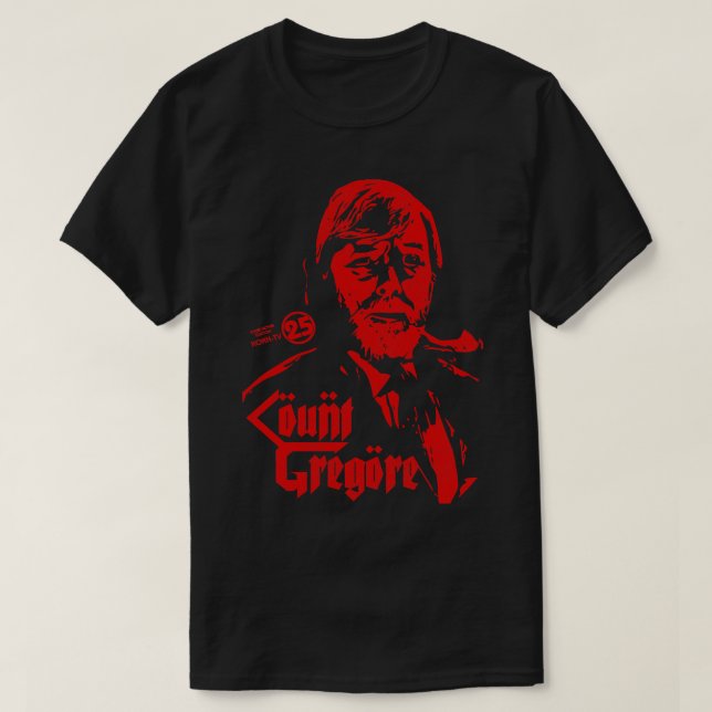 Count Gregore Horror Theater Host KOKH T Shirt (Design framsida)