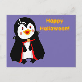 Count Pengula Happy halloween Helg Vykort