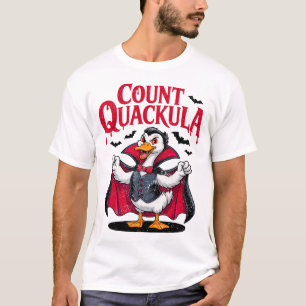 Count Quackula Funny Halloween Vampire Anka T Shirt