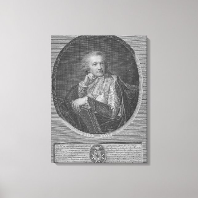 Count Stroganov Canvastryck (Framsida)