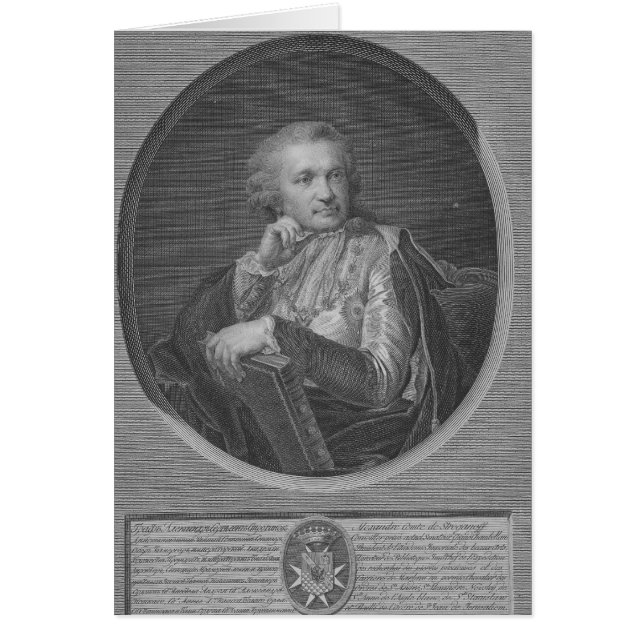 Count Stroganov Hälsningskort (Framsidan)