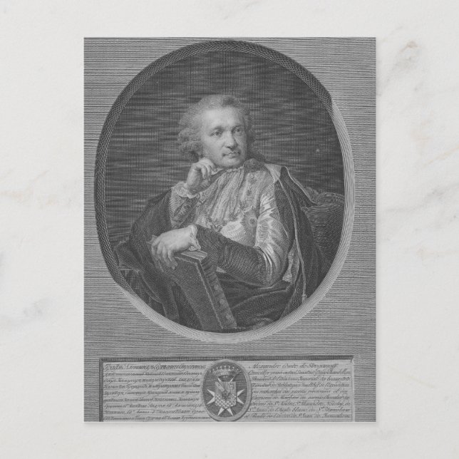 Count Stroganov Vykort (Framsida)