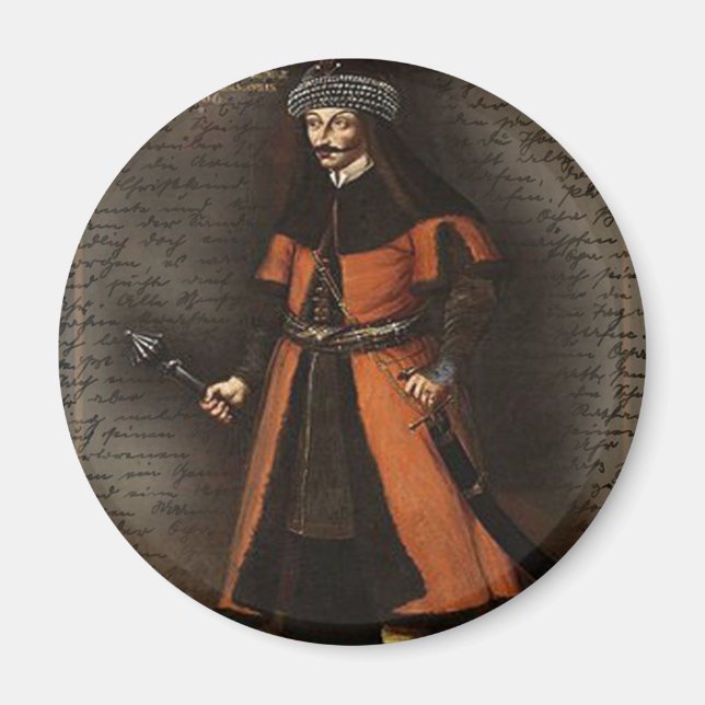 Count Vlad Dracula Magnet (Framsidan)