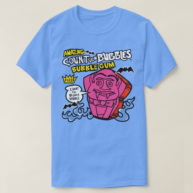 Count Von Bubbles T Shirt (Design framsida)