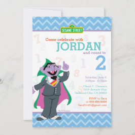 Count von Count Birthday Inbjudningar