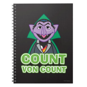 Count von Count Classic Stil 2 Anteckningsbok Med Spiral