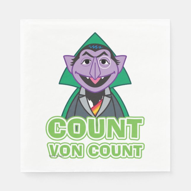 Count von Count Classic Stil 2 Pappersservett (Framsidan)