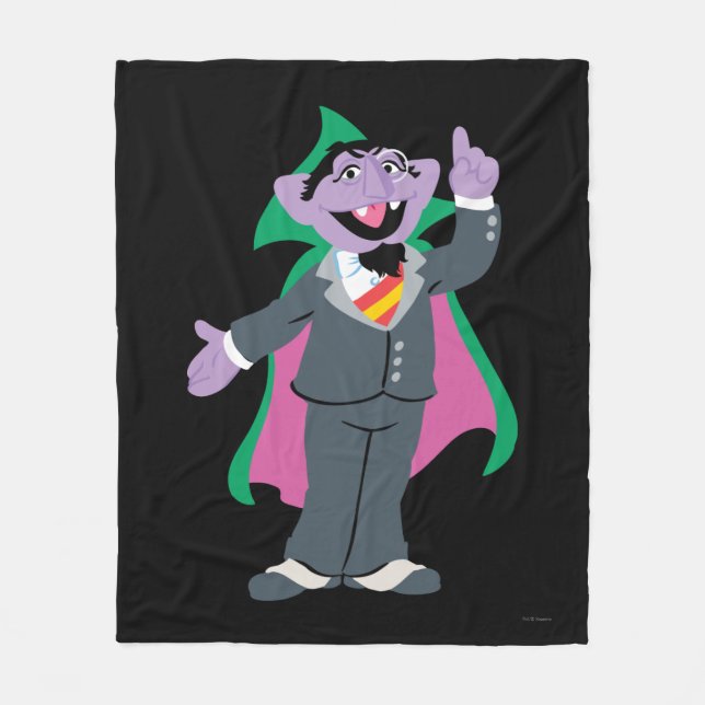 Count von Count Classic Stil Fleecefilt (Framsidan)