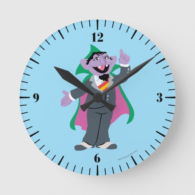 Count von Count Classic Stil Rund Klocka (Framsida)