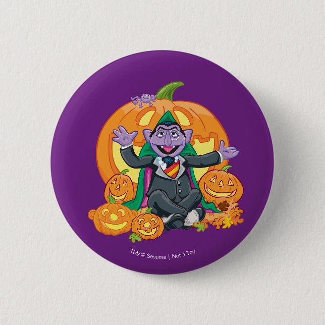 Count von Count | Halloween Pumpkins Knapp (Framsida)